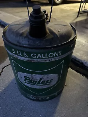 Vintage 5 Gallon Metal Gas Can Gasoline • $4.25