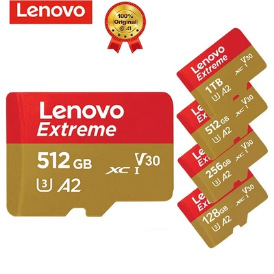 £2.80 • Buy Lenovo Micro SD Memory Card Microsd 128GB 256GB 512GB 1TB SDHC SDXC Class 10