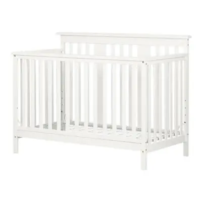 Little Smileys Adjustable Baby Crib-White-South Shore • $248.02