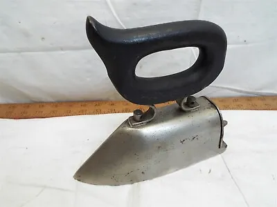 Vintage Wood Handled Charcoal Slug Box Sad Iron Kitchen Tool Wooden Mid Century • $69.99