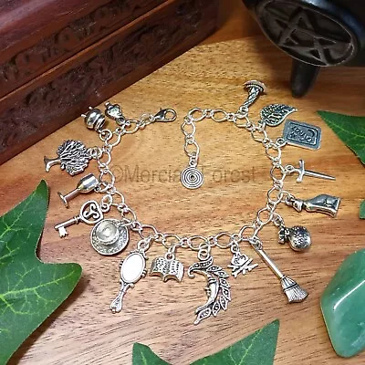 Charmed Witch Bracelet - Handmade Pagan Jewellery Wiccan Witchcraft Witch Gift • £9.50