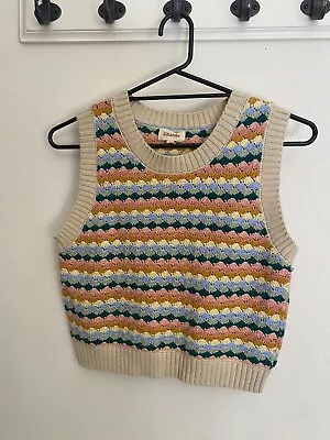 Ghanda Knit Vest Size Small • $15