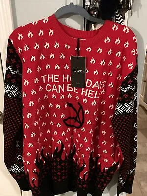 $29.99 • Buy Hulu Marvel Helstrom Promo Ugly Christmas Sweater NWT XXL