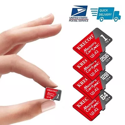 Micro SD Card 64GB 128GB 256GB 1TB Memory Card Class 10 TF Card Wholesale Lot • $8.86