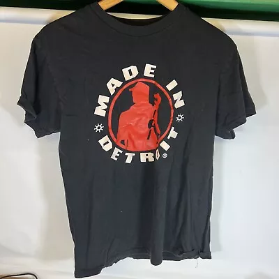 *Made In Detroit* Black T Shirt Medium FREE SHIPPING • $12.99