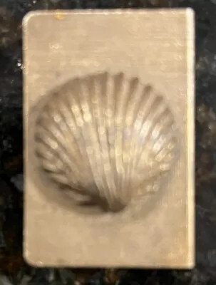 Vintage Seashell Metal Match Box Safe • $19.99