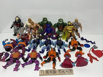 Vintage 1980s Masters Of The Universe Figure Lot 20 Figures And Some Accessories • $100