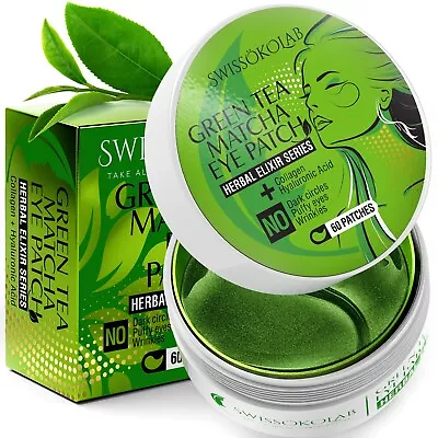 Green Tea Under Eye Patches Eye Mask Collagen Eye Pads Anti Dark Circle • $10.97