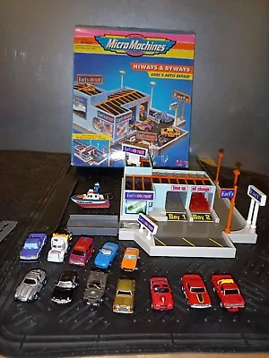 Micro Machines Hiways And Biways AUTO REPAIR Boxed Vintage 1996  • £19.95