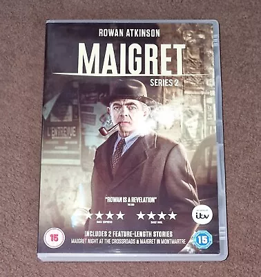 Maigret - Series 2 - Complete (DVD 2018) Starring Rowan Atkinson • £6.99