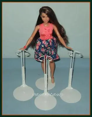 3 Kaiser Doll Stands Fits NEW Curvy Body Barbie FASHIONISTAS 12  SHIRLEY TEMPLE  • $16.99