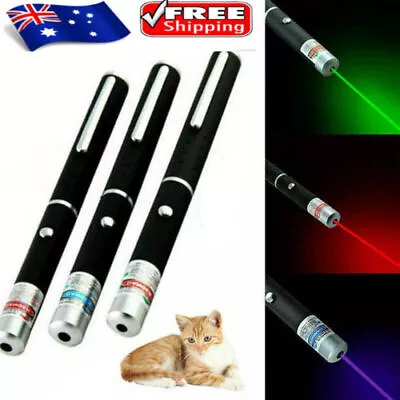 3Pack Laser Pointer Pen Green Blue Red Light Visible Beam Lazer For Office Pet • $19.88