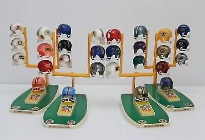 1976 NFL Mini Helmets Complete Set 28 Teams Included With 4 Goal Post Stand VTG • $362.70