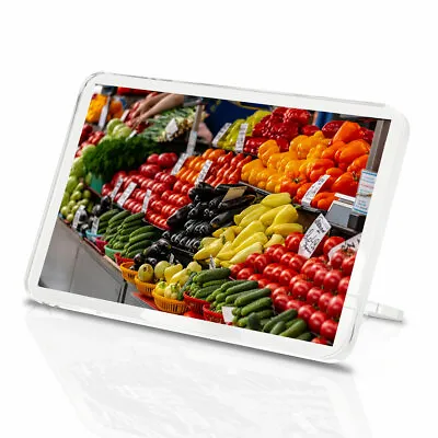 Delicious Fruit And Vegetables Market Classic Fridge Magnet - Foods Gift #12960 • £3.99