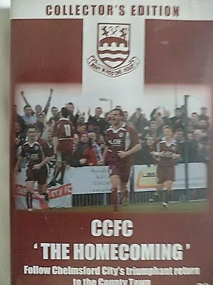 Chelmsford City Fc.-dvd-the Home Coming-collectors Edition.-uk. Free Post • £8.65