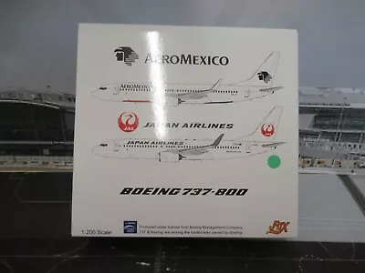 Jfox - Inflight 200 Model Airliner Jal Japan Airlines Boeing 737-800 • $41.67