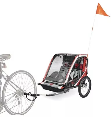 Brand NEW Allen Sports Deluxe 2-Child Red T2 Bike Trailer Max Weight 100lbs • $125