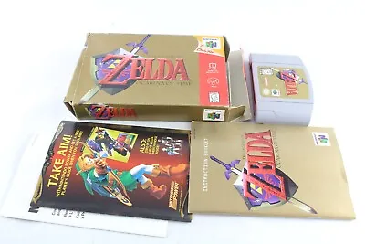 Nintendo N64 Zelda Ocarina Of Time Boxed ( OOT ) ( USA / NTSC ) • £169.99