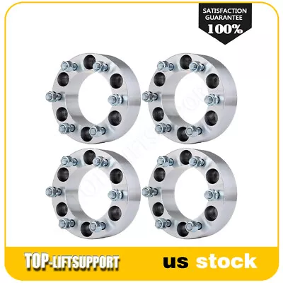 4x 2 Inch 6x5.5 Wheel Spacers 12x1.25 Fits Nissan Titan Frontier Pathfinder 2004 • $93.53