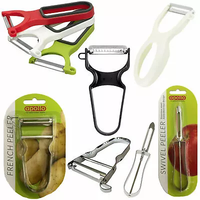 Peeler Potato Set Shredder Swivel Vegetable Julienne Salad Slicer Kitchen Gadget • £2.99