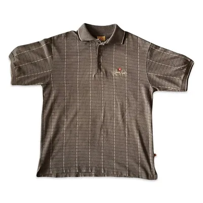 Crown Lager Plaid Knit Promotional Polo Tee Men's XL • $39.95