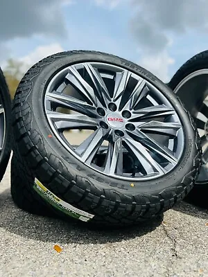 22  Sierra Wheels Yukon Denali Rims 2024 2023 Silverado Tahoe Escalade Tires NEW • $1794