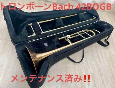 Vincent Bach Stradivarius 42BO GB Trombone Fat And Powerful Sound  From Japan • $2910.30