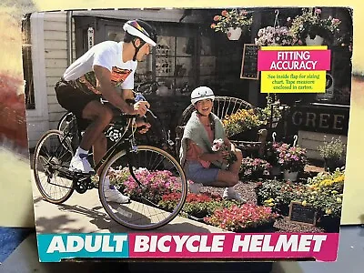 Vintage 90's Headwinds Helmet Adult L/XL Bike Bicycle Helmet W/Box Neon Pink • $9.90