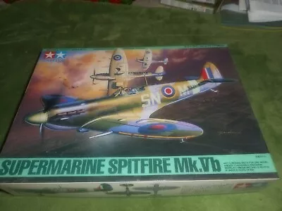 TAMIYA 61033 1/48 SUPERMARINE SPITFIRE MK.Vb PLASTIC MODEL KIT W/ EXTRAS • $29.99