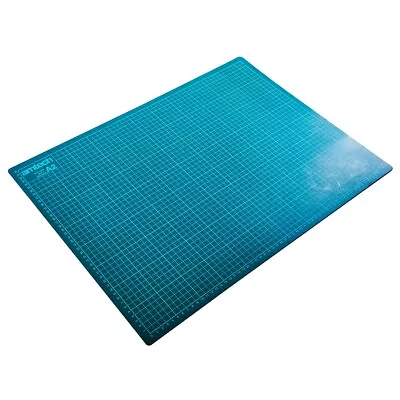 A2 Cutting Mat Non Slip Self Healing Knife Board Art Craft Grid Line Guide Green • £9.39