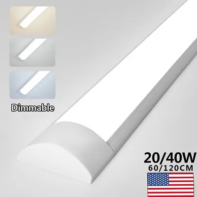 2FT/4FT LED Batten Tube Light Dimmable Shop Light Workbench Garage Ceiling Lamp  • $32.84