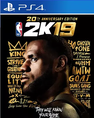 NBA 2K19 20th Anniversary Edition - PS4 • $20