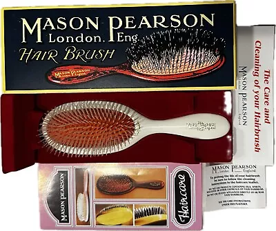 Mason Pearson Handy Nylon Bristle Brush N3 White Ivory Color Open Box No Cleaner • $89.99