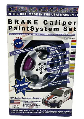 Black G2 BRAKE CALIPER PAINT EPOXY STYLE KIT HIGH HEAT MADE IN USA • $64.99