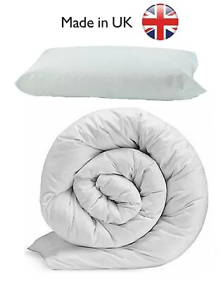 Luxury Cot Bed Duvet Quilt + Pillow Baby Toddler Junior Anti-allergy All Seasons • £6.99