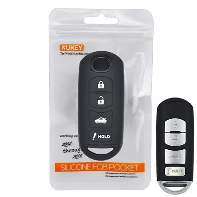 XUKEY Silicone Remote Key Cover Case Fob Sleeve For Toyota Yaris Mazda 3 6 Mx-5 • $6.62