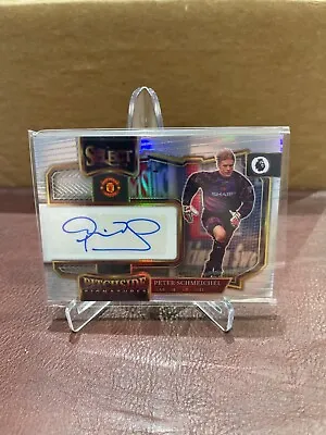 £28 • Buy Peter Schmeichel Panini Select Silver Pitchside Auto Manchester United Topps
