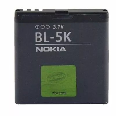 $47.22 • Buy LOT Of 25 OEM NOKIA BL-5K 1200mAh 3.7V BATTERIES For N85 N86 C7-00 X7
