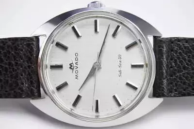 Movado Gem 1970 Swiss Made Sub-Sea 50 Mechanical Watch Men'S • $501.87