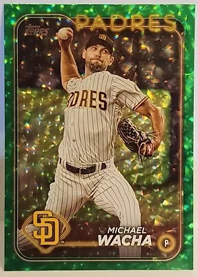 Michael Wacha Green Crackle /499 - 2024 Topps Series 1 - San Diego Padres • $1