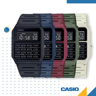 Casio CA-53W NEW Databank Retro Mens Unisex Digital Watch Calculator GENUINE • $44.95