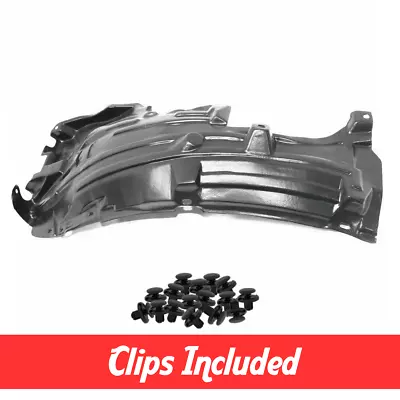 Front Passenger Side Fender Liner W/ Clips For 2003-2007 G35 Coupe IN1251105 • $29.99