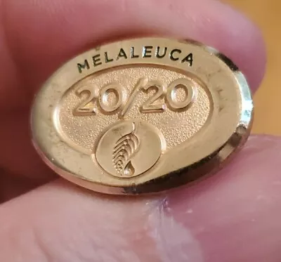 20/20 Melaleuca Gold Tone Vintage Lapel Pin • $13.02