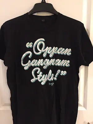 New Official Psy Merchandise 2012 Tour Concert Shirt Oppan Gangnam Style Black • $35