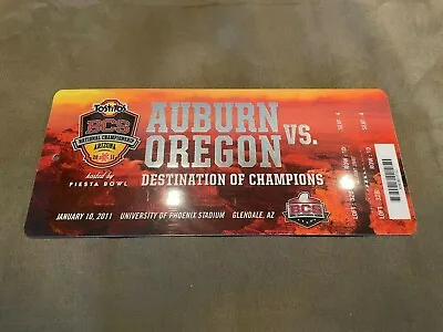 $195 • Buy 2011 BCS Original Ticket Auburn Vs. Oregan Football Fiesta Bowl