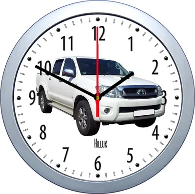 Wall Clock With Car Motif: Car Brand T - Optional Radio Clock Free Dedication • £34.51