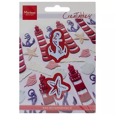 Marianne Design Creatables Die Seaside 1.625 X1  & 1.25 X1.25  LR0232 Retired  • $8.76