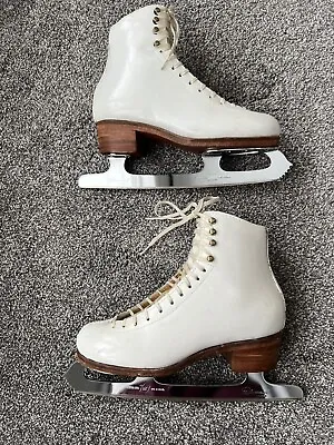 Harlick High Tester Figure Skates Size 6A MK Sheffield Blade Professional Model • $340