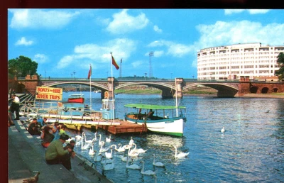 £1.35 • Buy River Trent & Bridge, Nottingham. Swans. Uncirculated/Unused