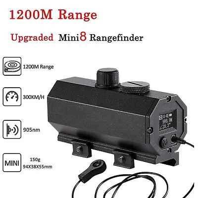 MINI8 Sniper Laser Rangefinder Long Range 1200M Real-time Ranging Distance OLED • $183.99